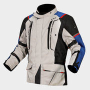 LS2 NARVIK JACKET - BLUE BLACK GREY RED - CE CLASS AA CERTIFIED