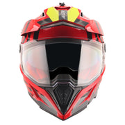 Axor X-Cross Dual Visor Helmet - Orbit - Gloss Black Red