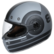 SMK RETRO RANKO Helmet - Matt Black Grey - (MA626)