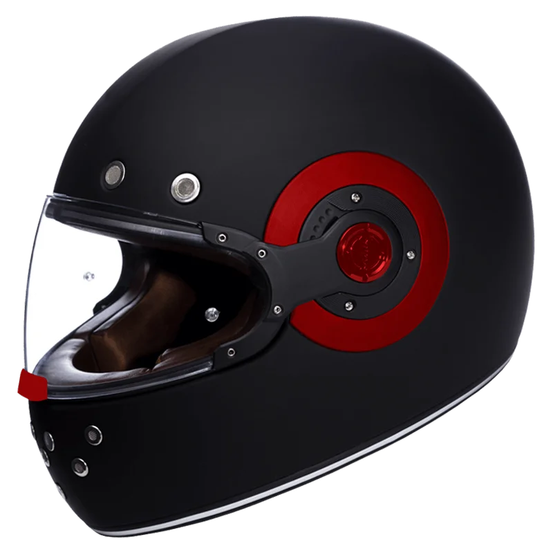 SMK RETRO SOLID Helmet - Matt Black - (MA230)