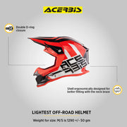 Acerbis Profile 4 Helmet - White/Red