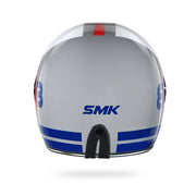 SMK RETRO RANKO Helmet - Gloss Grey Blue - (GL653)