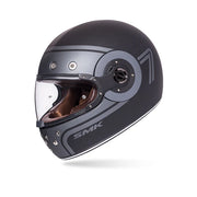 SMK RETRO SEVEN Helmet - Black Grey - (GL260)