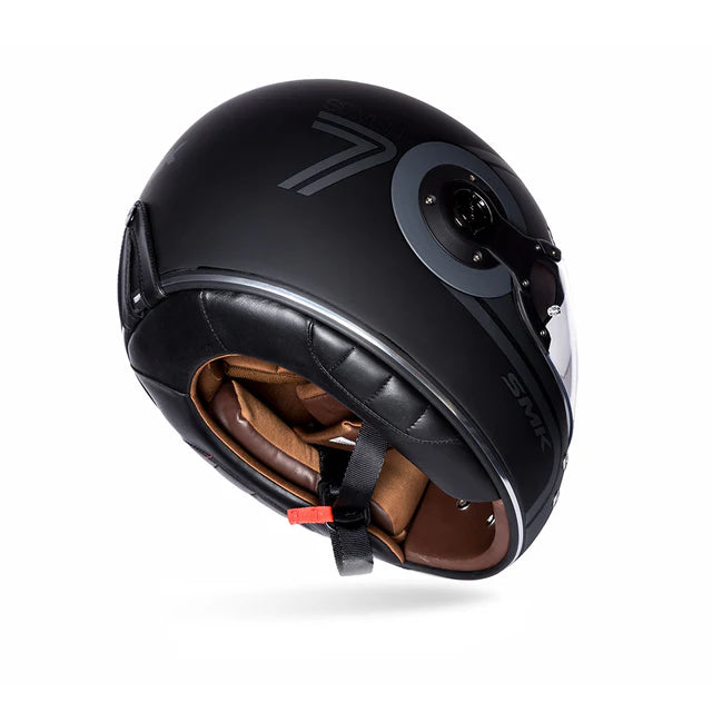 SMK RETRO SEVEN Helmet - Black Grey - (GL260)