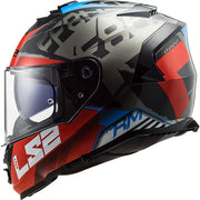LS2 FF800 STORM II - SPRINTER - BLACK RED TITANIUM