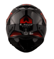 LS2 FF800 STORM II - KRONOS - RED GREY