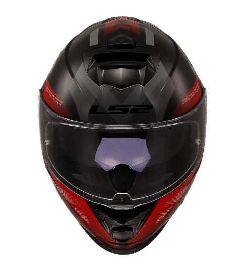 LS2 FF800 STORM II - KRONOS - RED GREY