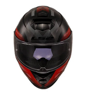 LS2 FF800 STORM II - KRONOS - RED GREY