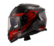 LS2 FF800 STORM II - KRONOS - RED GREY