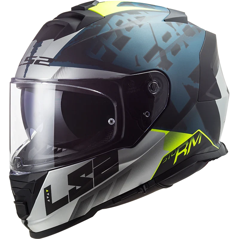 LS2 FF800 STORM II - SPRINTER - M.SILVER COBALT