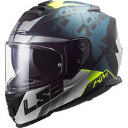 LS2 FF800 STORM II - SPRINTER - M.SILVER COBALT