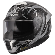 LS2 FF320 STREAM II - SCRATCHES - BLACK NARDO GREY