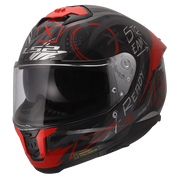 LS2 FF320 STREAM II - SCRATCHES - BLACK RED