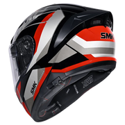 SMK TYPHOON STYLE Helmet - Gloss Black Red - (GL236)