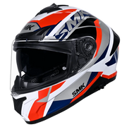 SMK TYPHOON STYLE Helmet - Gloss White Red - (GL136)