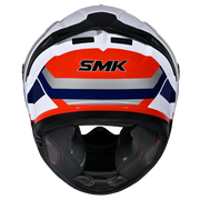 SMK TYPHOON STYLE Helmet - Gloss White Red - (GL136)