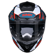 SMK TYPHOON STYLE Helmet - Gloss Blue Red White - (GL235)