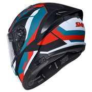 SMK TYPHOON STYLE Helmet - Gloss Blue Red White - (GL235)