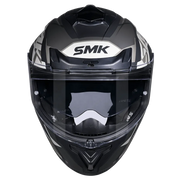 SMK TYPHOON STYLE Helmet - Gloss Black Grey - (GL266)