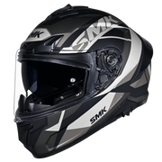 SMK TYPHOON STYLE Helmet - Gloss Black Grey - (GL266)