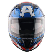 Axor Street Marvel Captain America Helmet - Gloss Blue White Red