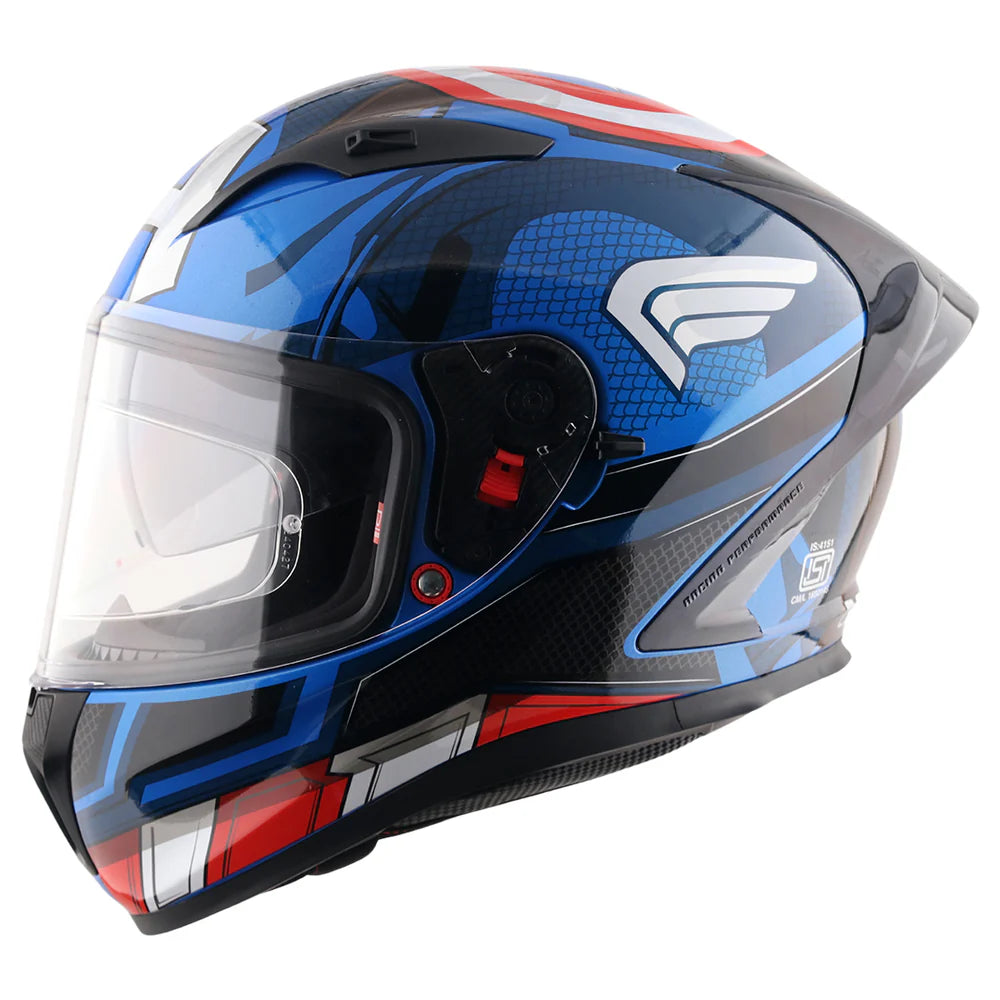 Axor Street Marvel Captain America Helmet - Gloss Blue White Red