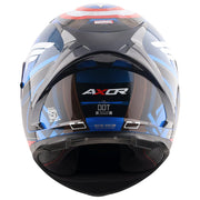 Axor Street Marvel Captain America Helmet - Gloss Blue White Red