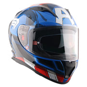 Axor Street Marvel Captain America Helmet - Gloss Blue White Red