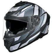 SMK TYPHOON SPARKO Helmet - Gloss Black Grey - (GL266)