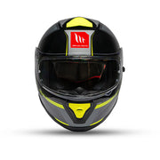MT Thunder 3 SV Spoiler Nova B62 (Gloss Black Grey Neon Yellow) Helmet