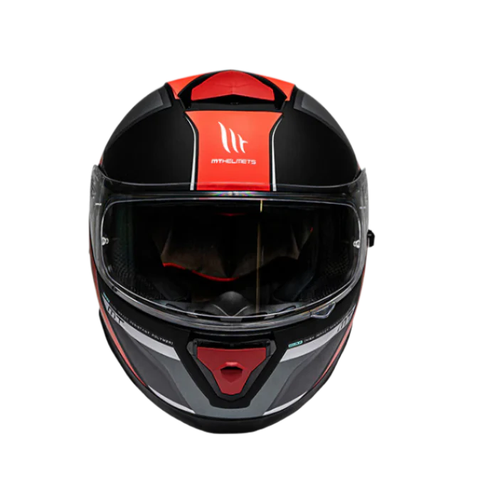 MT Thunder 3 SV Spoiler Nova B5 Matt Black Grey Red Helmet