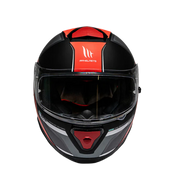 MT Thunder 3 SV Spoiler Nova B5 Matt Black Grey Red Helmet