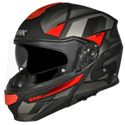 SMK GULLWING VENTURE Helmet - Gloss Black Red - (GL263) (Flip-Up Helmet)