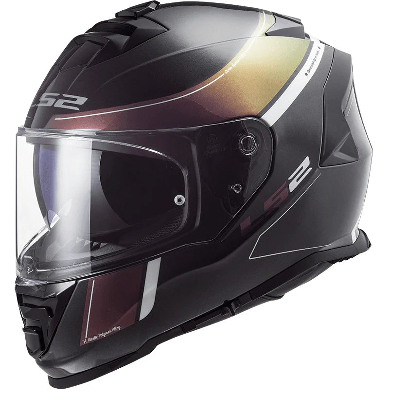 LS2 FF800 STORM II - VELVET - BLACK RAINBOW
