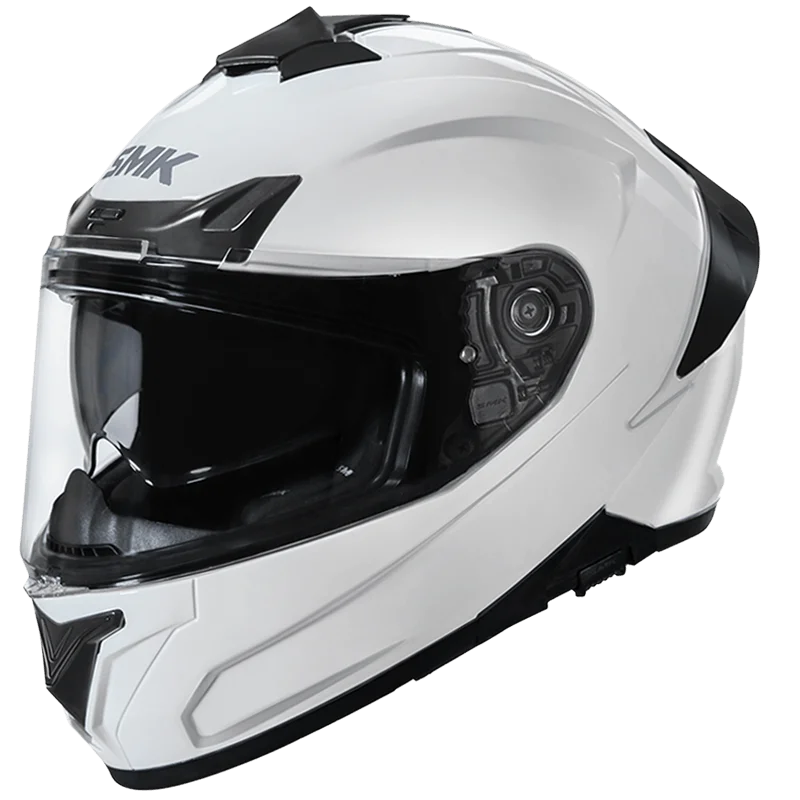 SMK TYPHOON SOLID Helmet - Gloss White - (GL100)