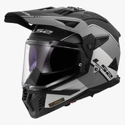 LS2 MX436 PIONEER II - RALLY - MATT GRAY BLACK
