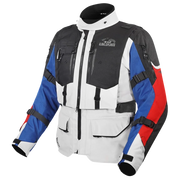 LS2 BREAKOUT MAN JACKET - GREY BLUE RED - CE CLASS AA CERTIFIED