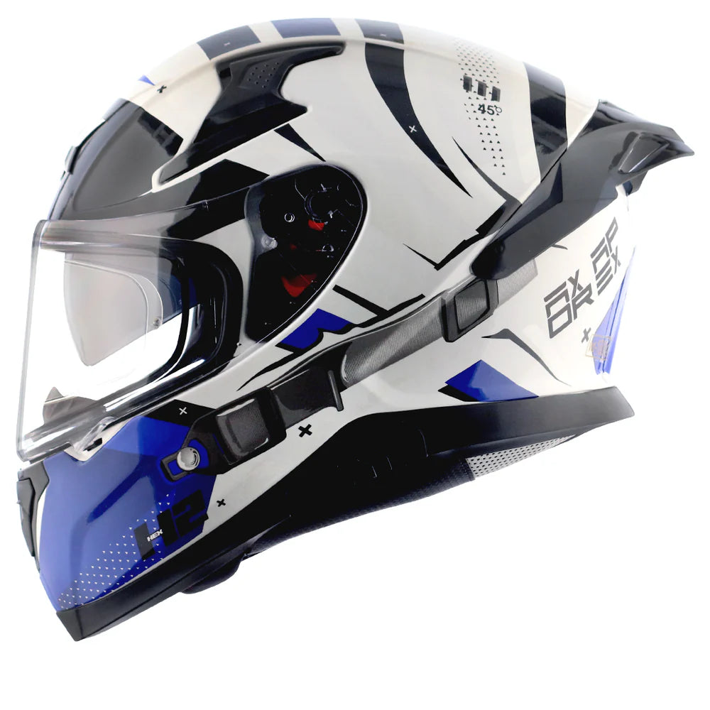 Axor Apex Hex-2 Helmet - Gloss White Blue
