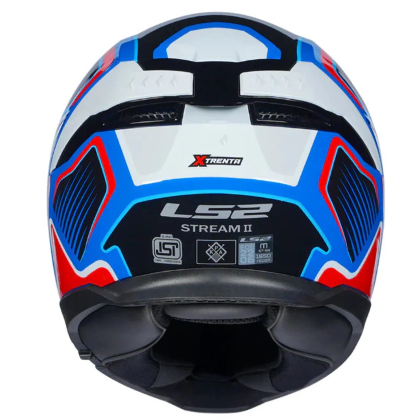 LS2 FF320 STREAM II - XTRENTA - GLOSS BLUE RED