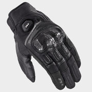 LS2 ATOM GLOVES - BLACK