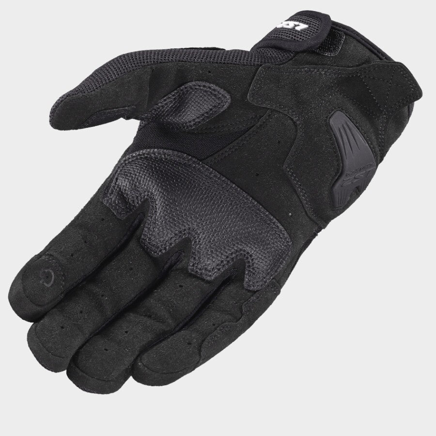LS2 ATOM GLOVES - BLACK