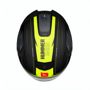 MT Hummer B Shine Gloss Black Fluro Yellow B3 Helmet