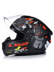 LS2 FF320 STREAM II - ANGRY MONKEY - M.BLACK RED