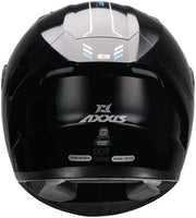 AXXIS FF117B SEGMENT SOLID A1 GLOSS BLACK HELMET