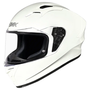 SMK STELLAR SOLID Helmet - Gloss White - (GL100)