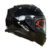 LS2 FF800 STORM II SOLID GLOSS BLACK